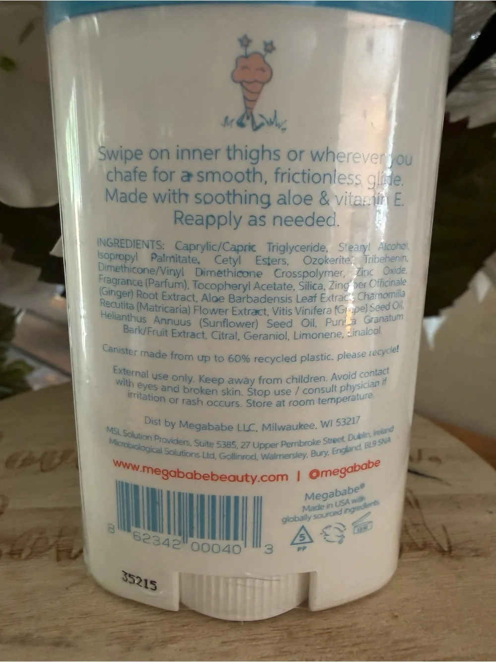 MEGABABE “Thigh Rescue” Anti-Chafe Stick (Brand New, Factory Sealed)